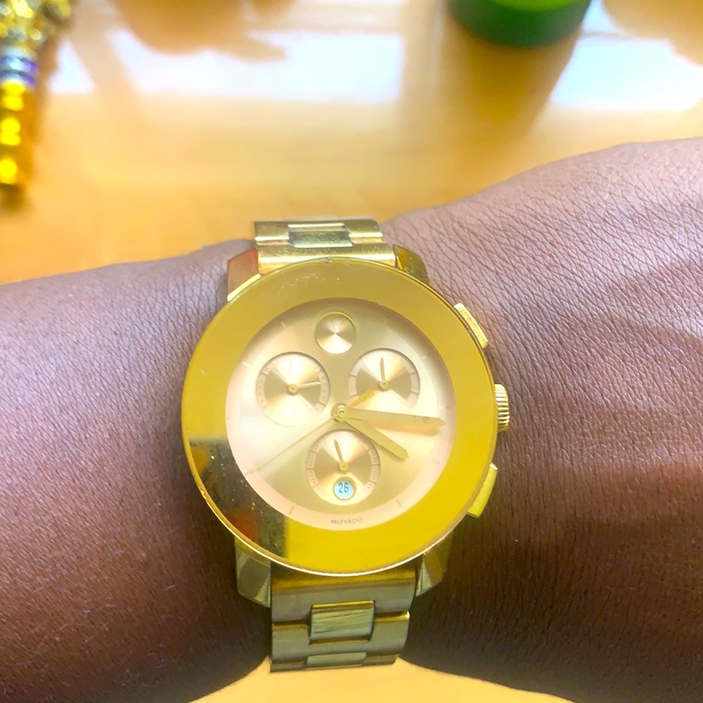 Rose gold Movado watch...(used)